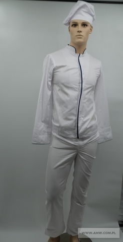 UBRANIE PŁÓCIENNE Z CZAPKĄ (KUCHARZ) 